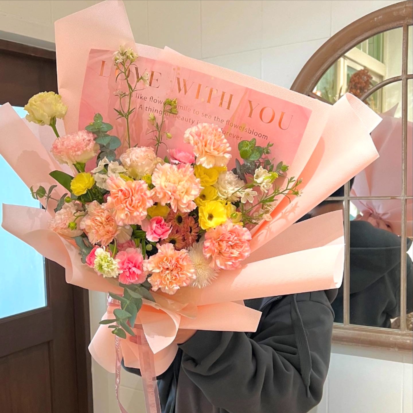 法式鮮花康乃馨花束 XL
